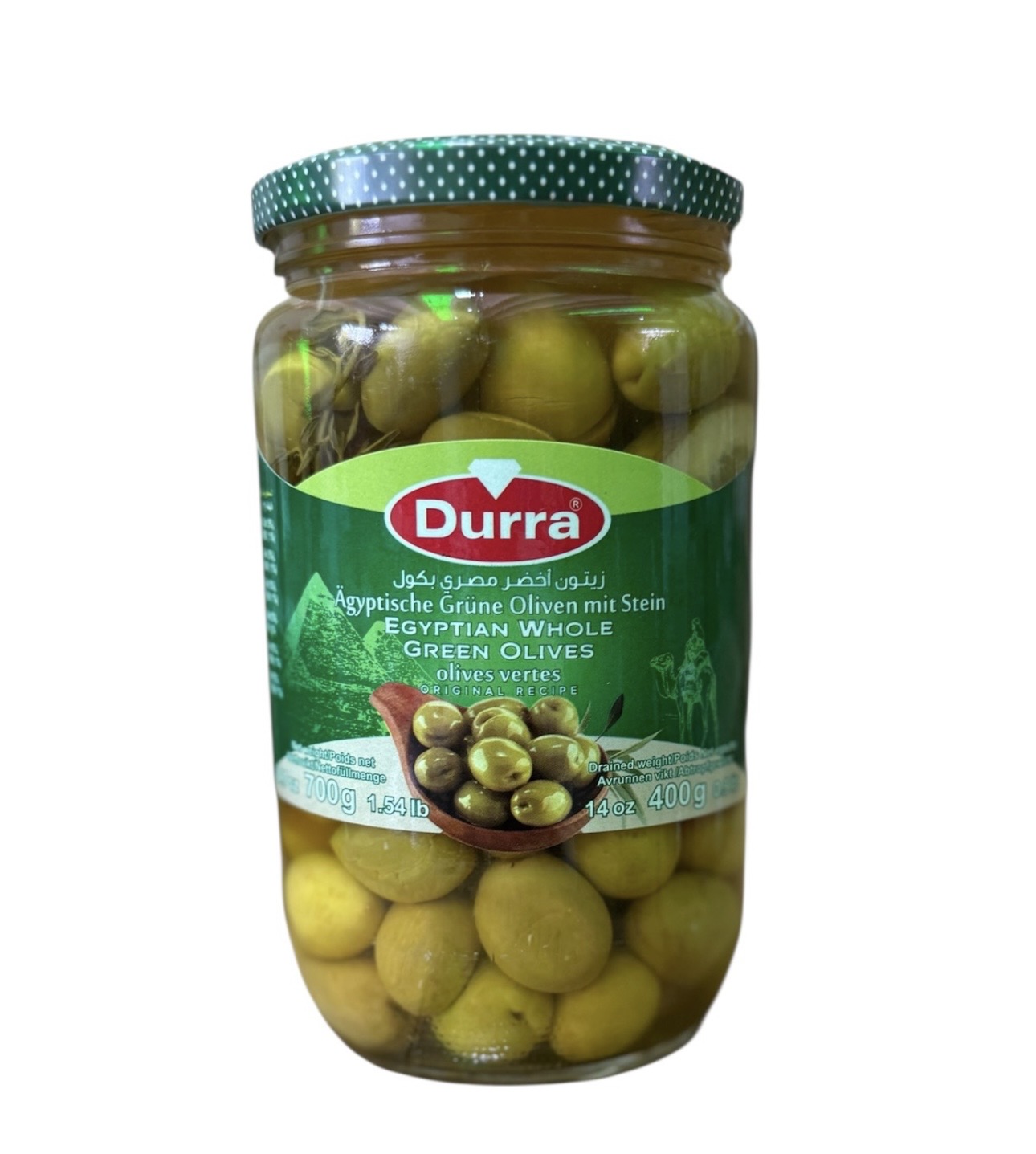 Ägyptische grüne Oliven